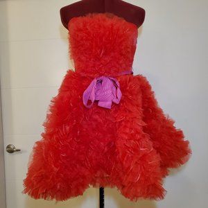 Pearl by Georgina Chapman of Marchesa ruffled dress size 4